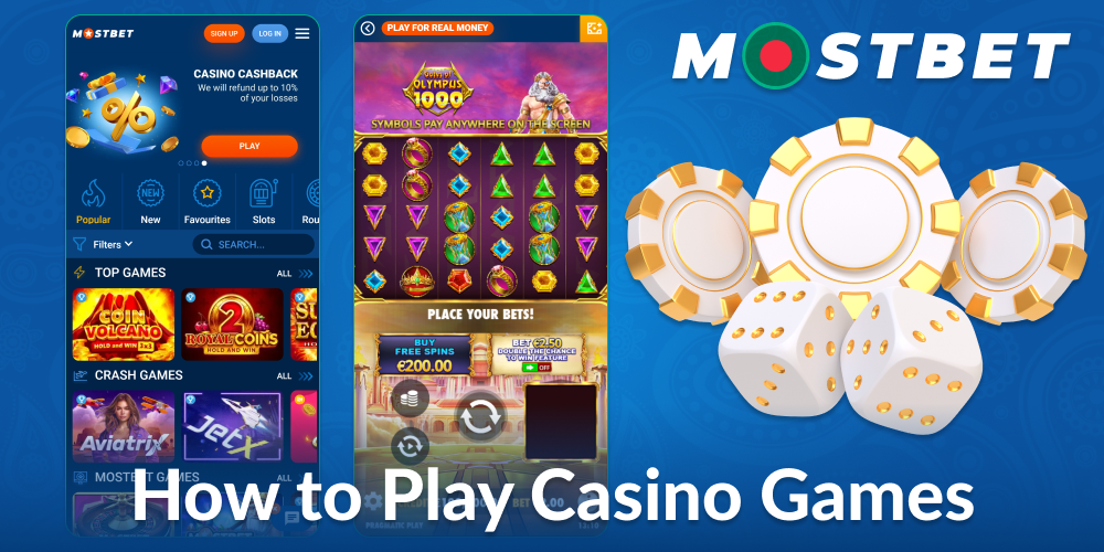 Casino Manual at Mostbet Bangladesh