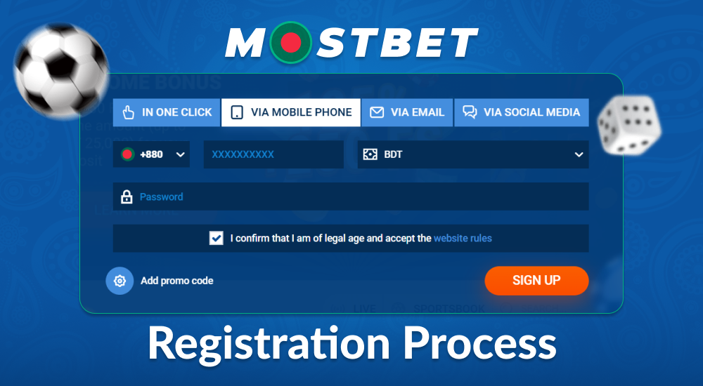 Create an Account at Mostbet Bangladesh