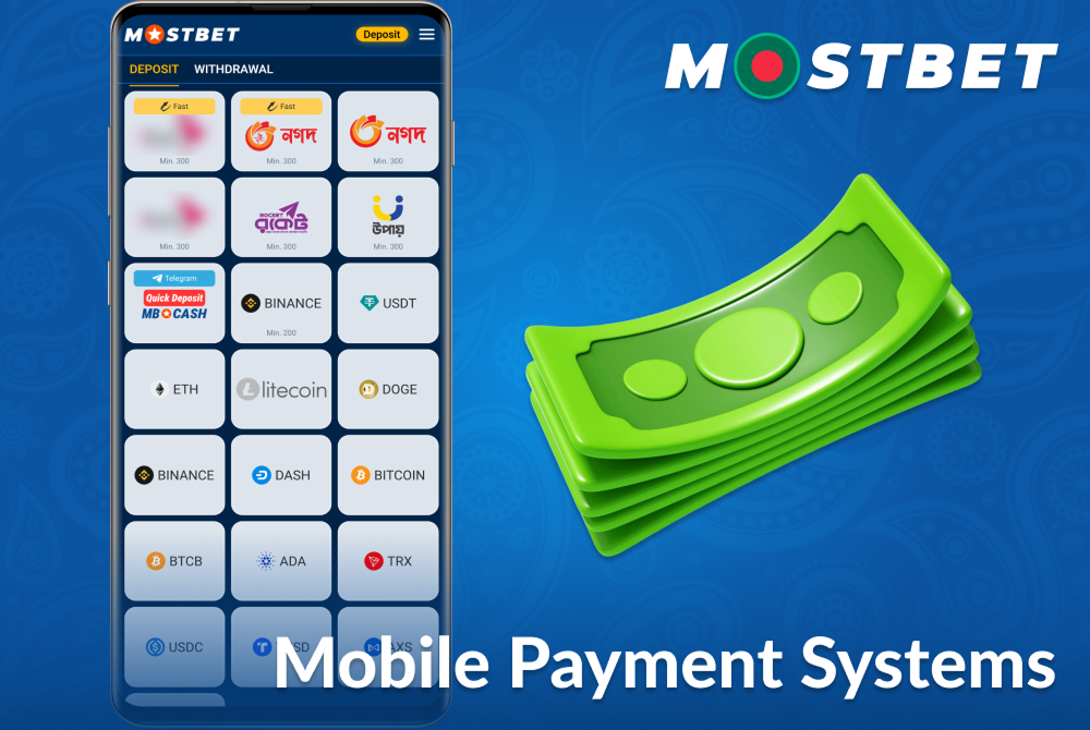 Top up via Mostbet BD mobile app